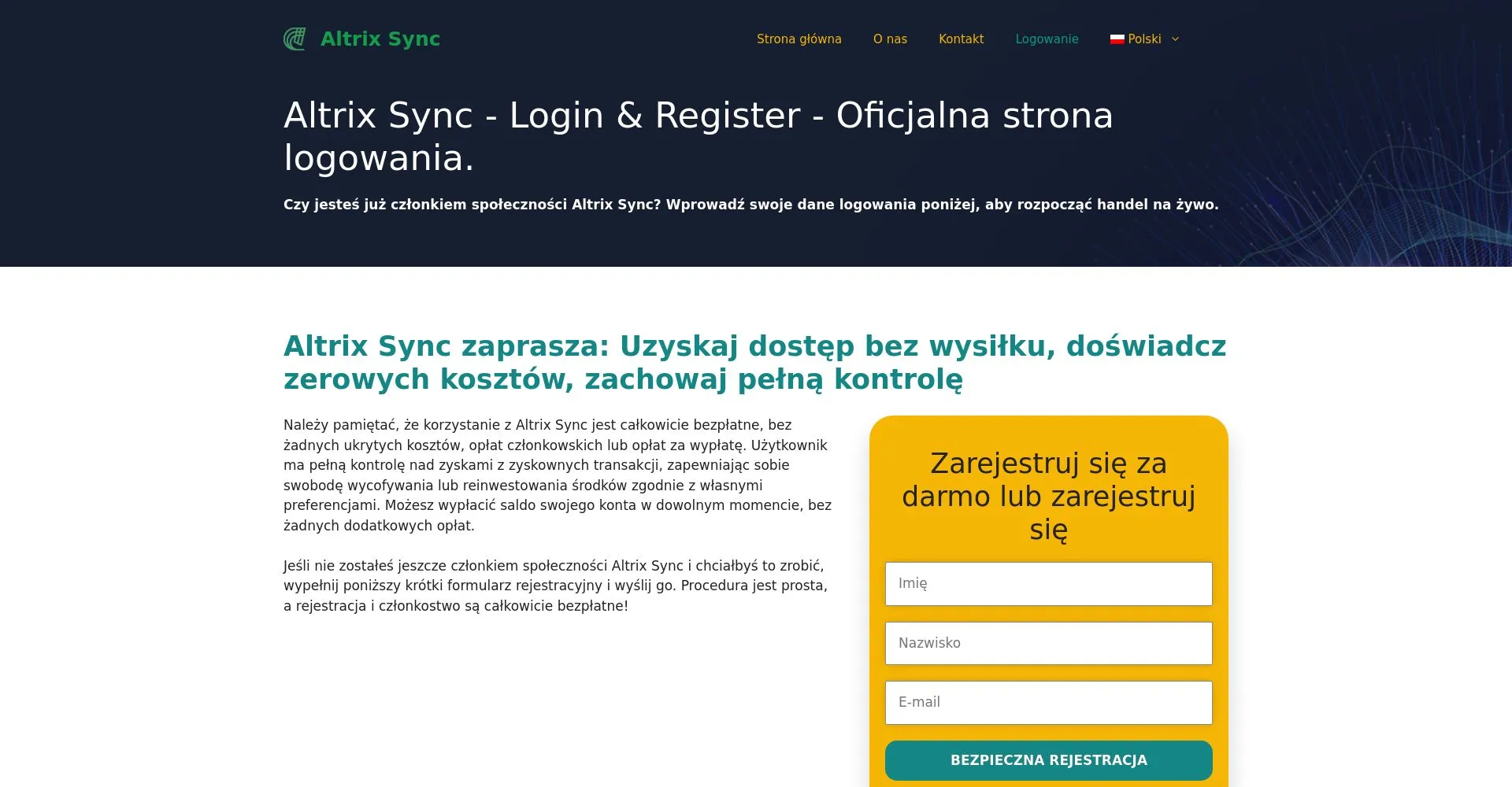 Altrix Sync Opinie Polska: Co to Jest, Czy to Oszustwo?